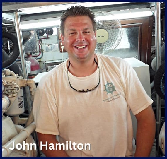 photo of John Hamilton of Hamilton & Hamilton Marine Surveyors
