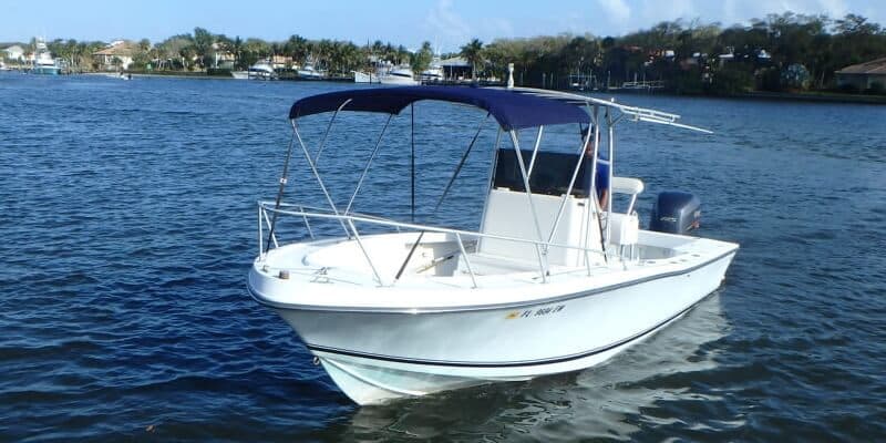 Pre-purchase marine survey of a fishing boat in Fort Pierce Florida