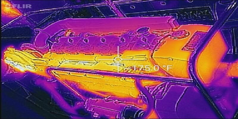 Thermal imaging marine survey detecting heat and moisture issues in Fort Pierce Florida.