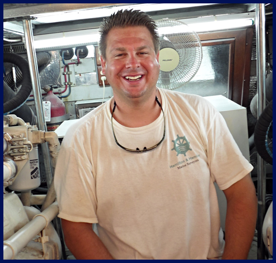 photo of John Hamilton owner of Hamilton and Hamilton marine surveyors