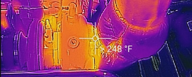boat inspection using thermal imaging